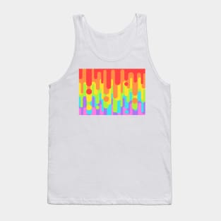 Rainbow Drip Tank Top